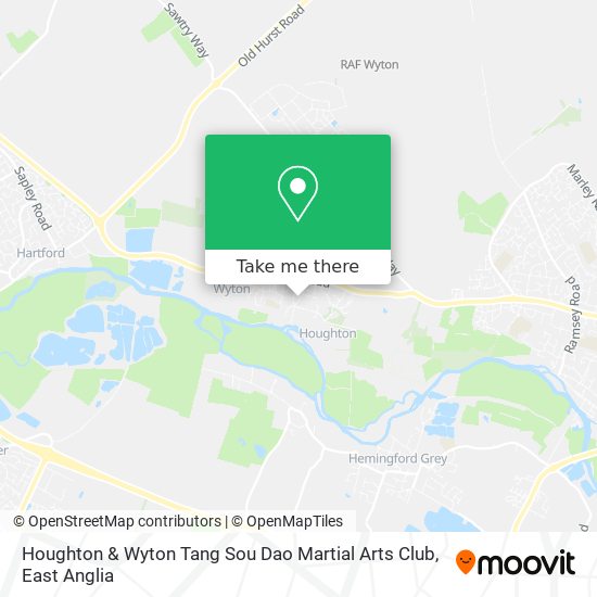 Houghton & Wyton Tang Sou Dao Martial Arts Club map