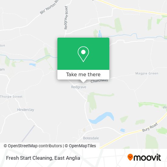 Fresh Start Cleaning map