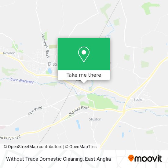 Without Trace Domestic Cleaning map