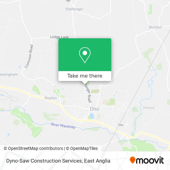 Dyno-Saw Construction Services map