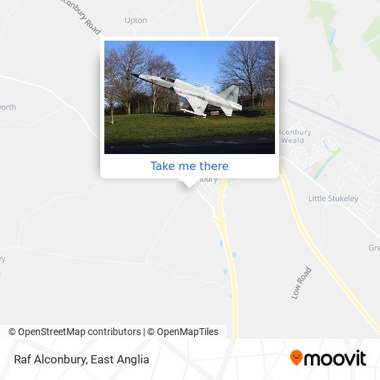 Raf Alconbury map