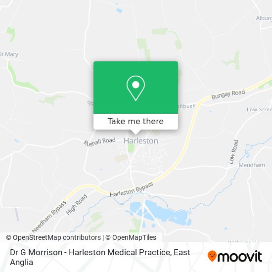 Dr G Morrison - Harleston Medical Practice map