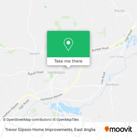 Trevor Gipson Home Improvements map