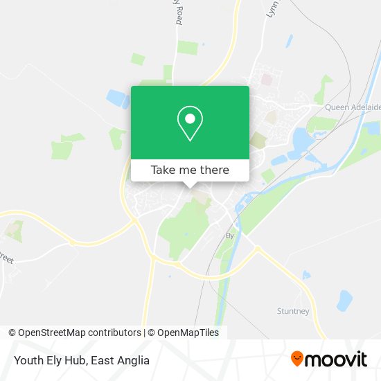 Youth Ely Hub map