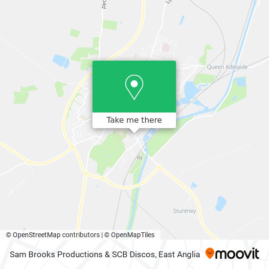 Sam Brooks Productions & SCB Discos map
