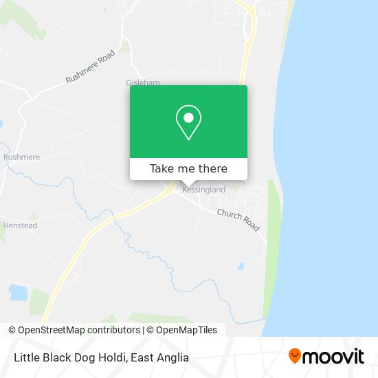 Little Black Dog Holdi map