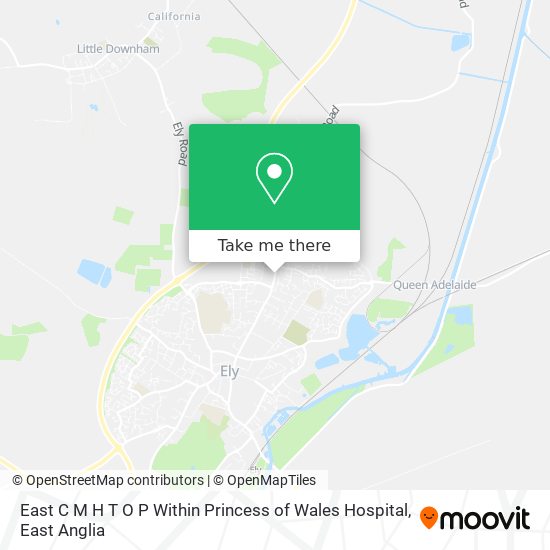East C M H T O P Within Princess of Wales Hospital map