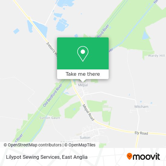 Lilypot Sewing Services map