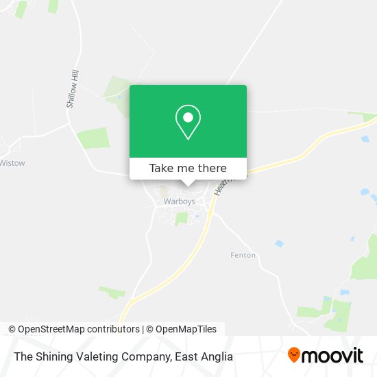 The Shining Valeting Company map
