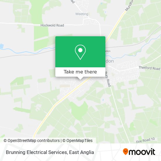 Brunning Electrical Services map