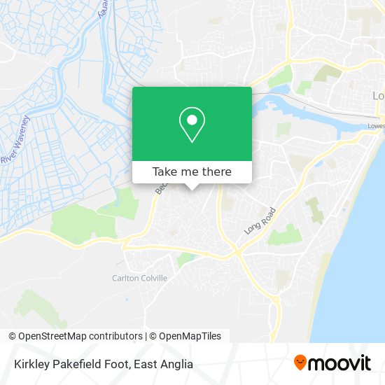 Kirkley Pakefield Foot map