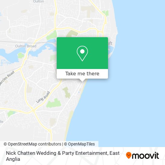 Nick Chatten Wedding & Party Entertainment map