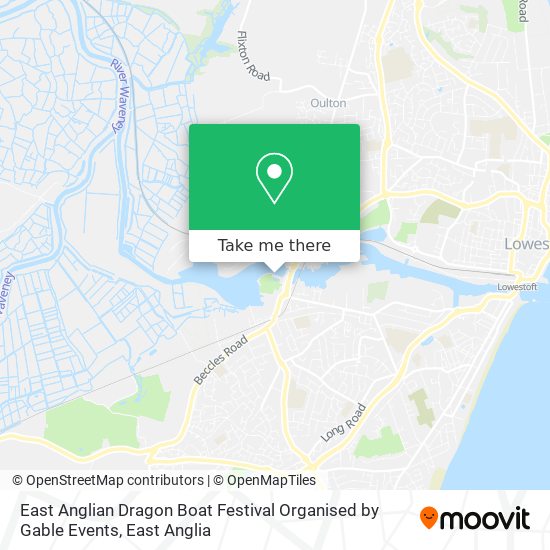 East Anglian Dragon Boat Festival Organised by Gable Events map