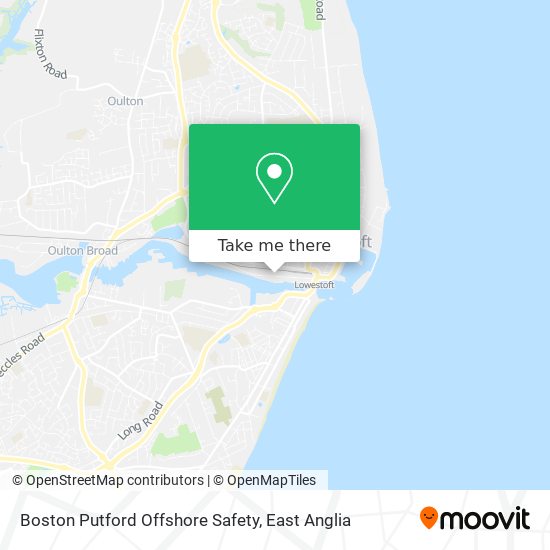 Boston Putford Offshore Safety map