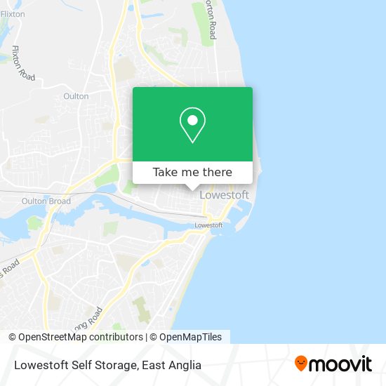 Lowestoft Self Storage map