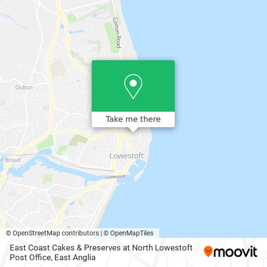 East Coast Cakes & Preserves at North Lowestoft Post Office map