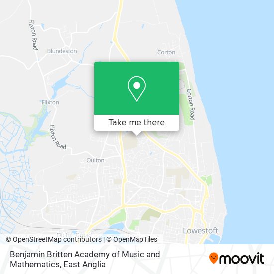 Benjamin Britten Academy of Music and Mathematics map