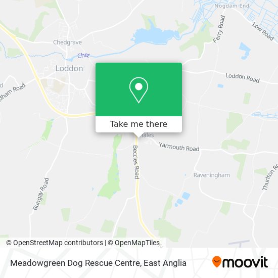 Meadowgreen Dog Rescue Centre map