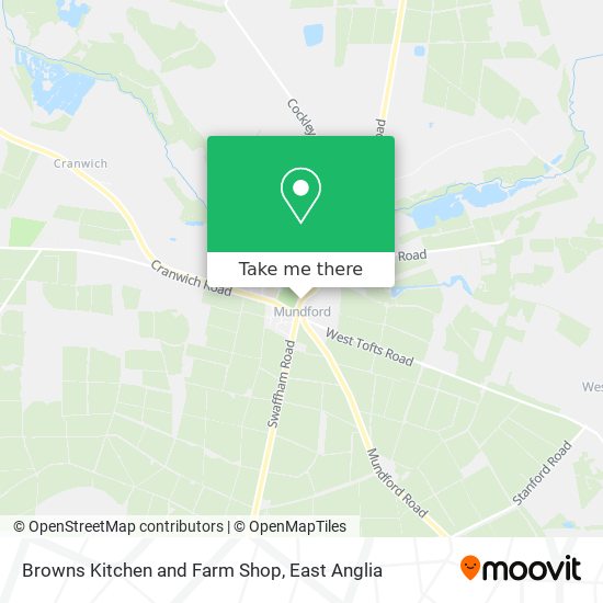 Browns Kitchen and Farm Shop map