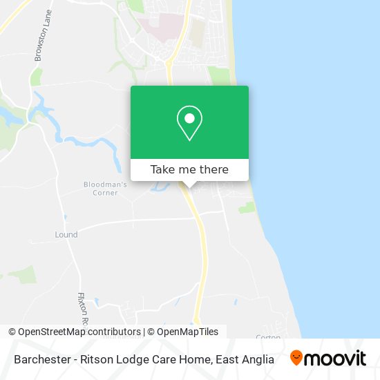 Barchester - Ritson Lodge Care Home map
