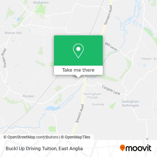 Buckl Up Driving Tuition map