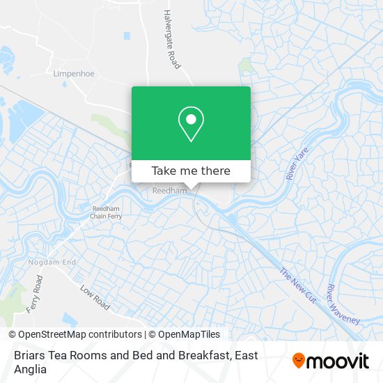 Briars Tea Rooms and Bed and Breakfast map