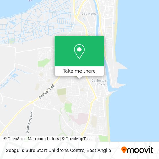 Seagulls Sure Start Childrens Centre map