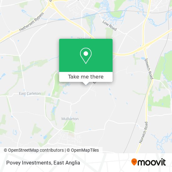 Povey Investments map