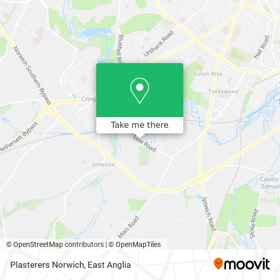 Plasterers Norwich map