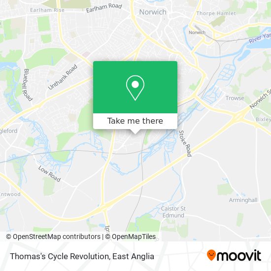 Thomas's Cycle Revolution map