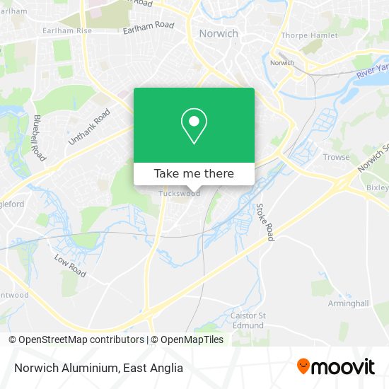 Norwich Aluminium map
