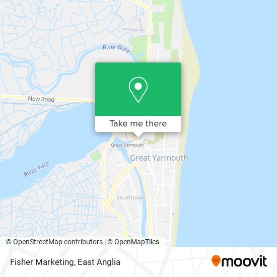 Fisher Marketing map