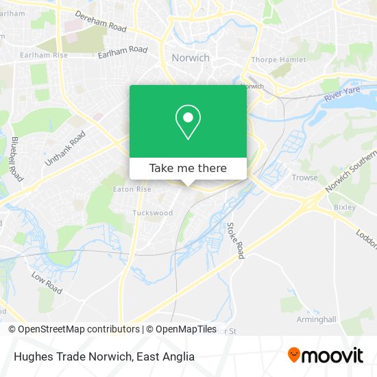 Hughes Trade Norwich map