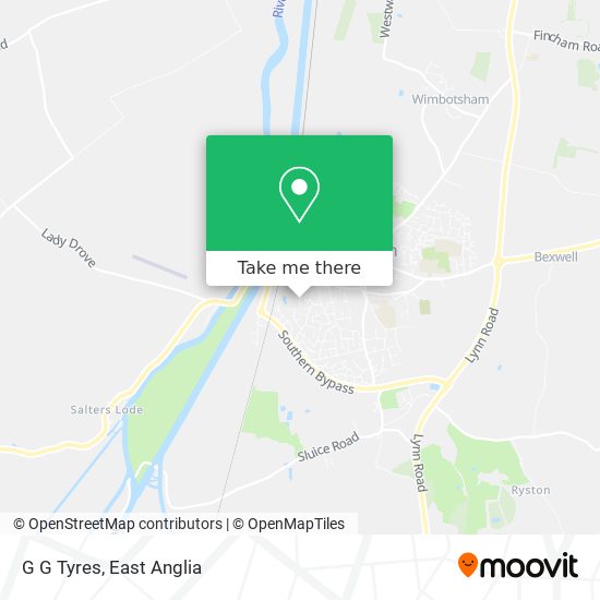 G G Tyres map