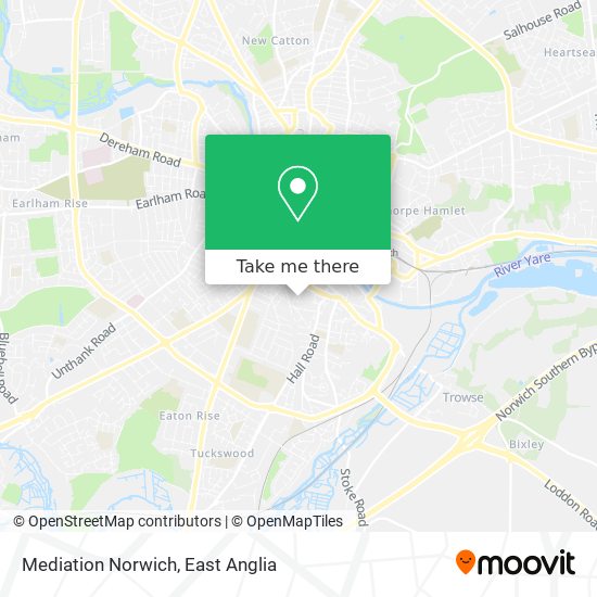 Mediation Norwich map
