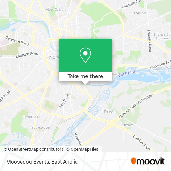 Moosedog Events map