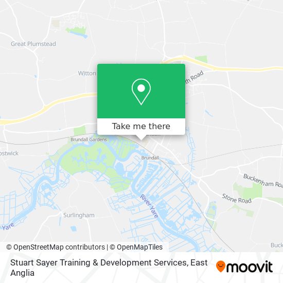 Stuart Sayer Training & Development Services map