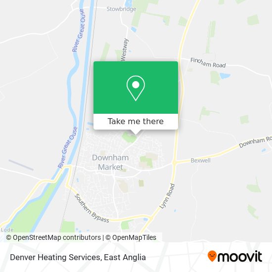 Denver Heating Services map