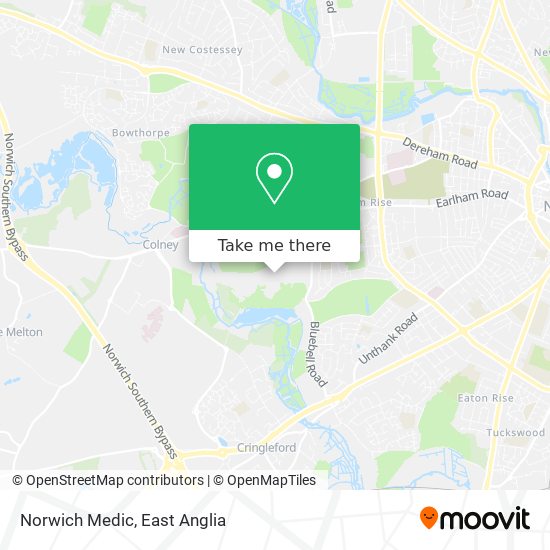 Norwich Medic map