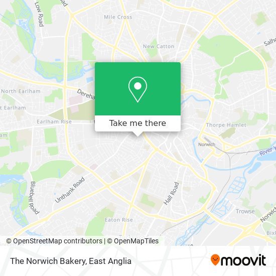 The Norwich Bakery map