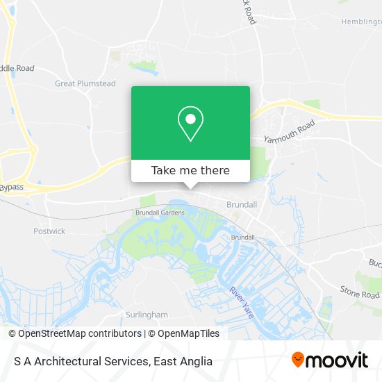 S A Architectural Services map