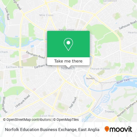 Norfolk Education Business Exchange map