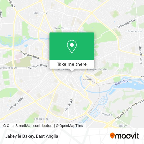 Jakey le Bakey map