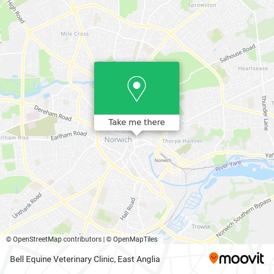 Bell Equine Veterinary Clinic map
