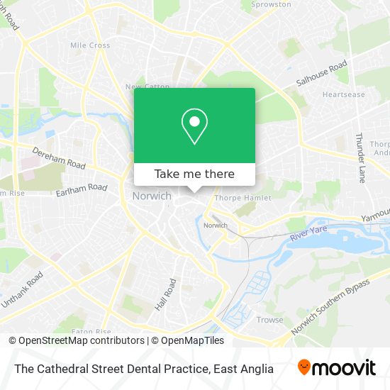 The Cathedral Street Dental Practice map