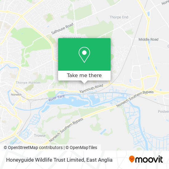 Honeyguide Wildlife Trust Limited map