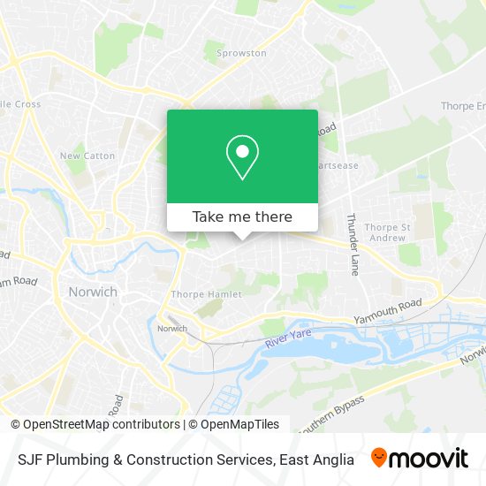 SJF Plumbing & Construction Services map