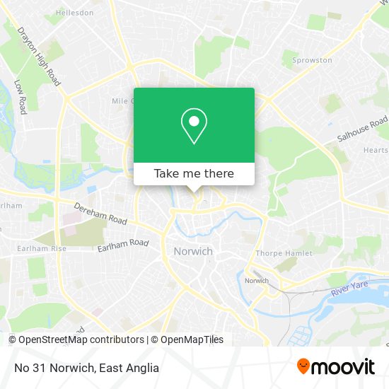No 31 Norwich map