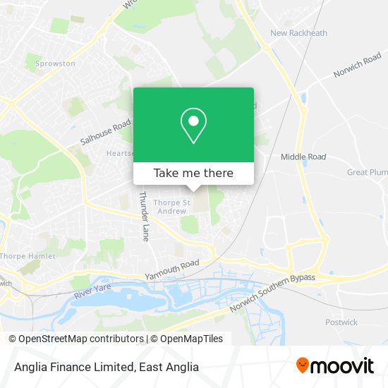 Anglia Finance Limited map