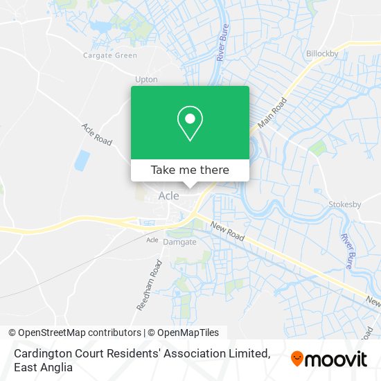 Cardington Court Residents' Association Limited map
